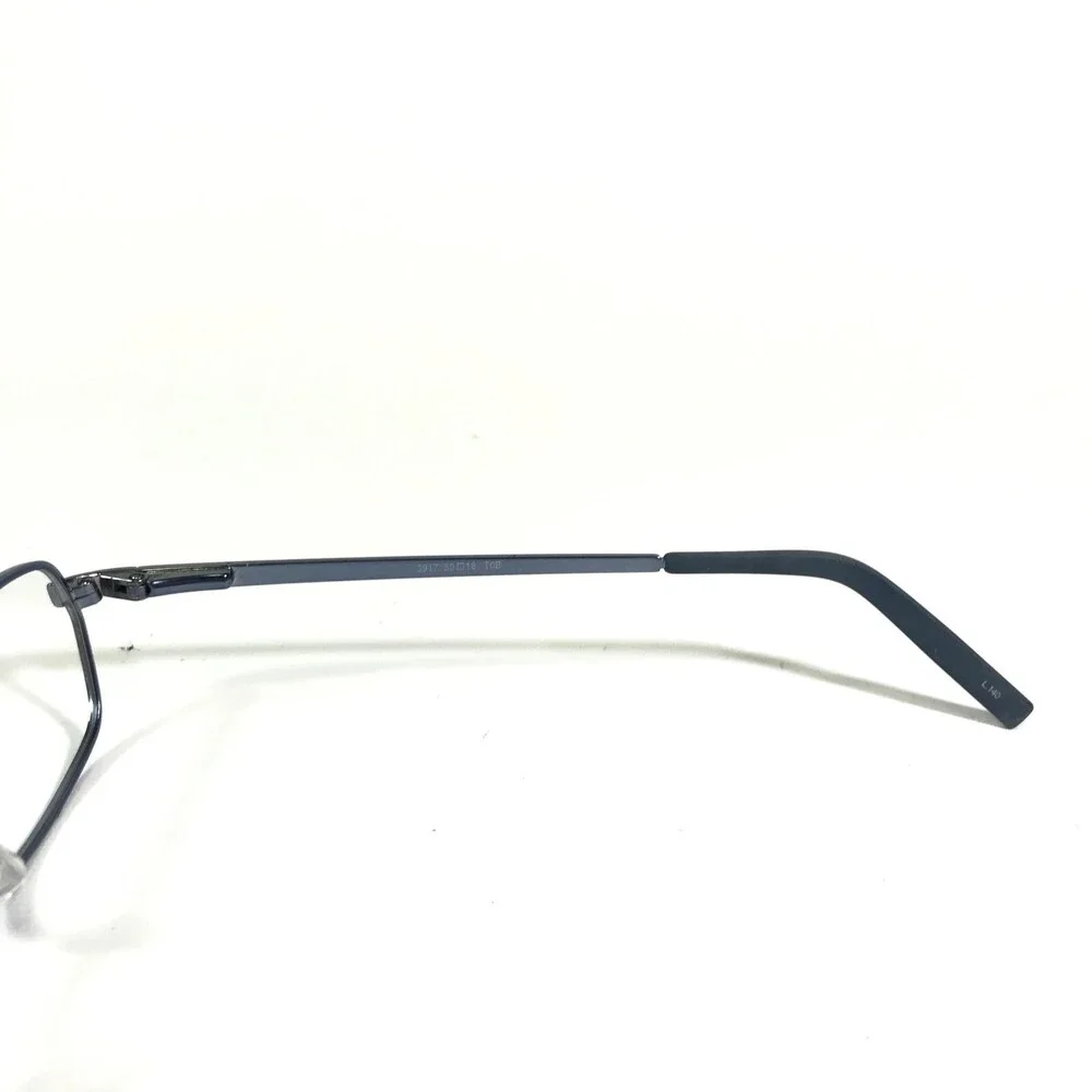 Morel T0B 5917 Eyeglasses Frames Blue Rectangular Cat Eye Full Rim 50-18-135